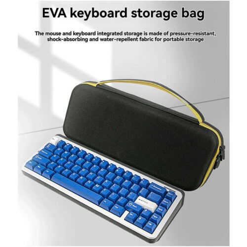 EVA Hard Shell Storage Case For Mechanical Keyboard Portable Thickened Large Capacity Protection Box 1