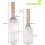Stainless Steel Spatula Set Heavy Duty Grill and Griddle Tools with Wooden Handle Scraper 2