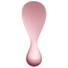 Pink Non Stick Rice Paddle with Upright Stand, Heat Resistant Sushi Rice Serving Spoon