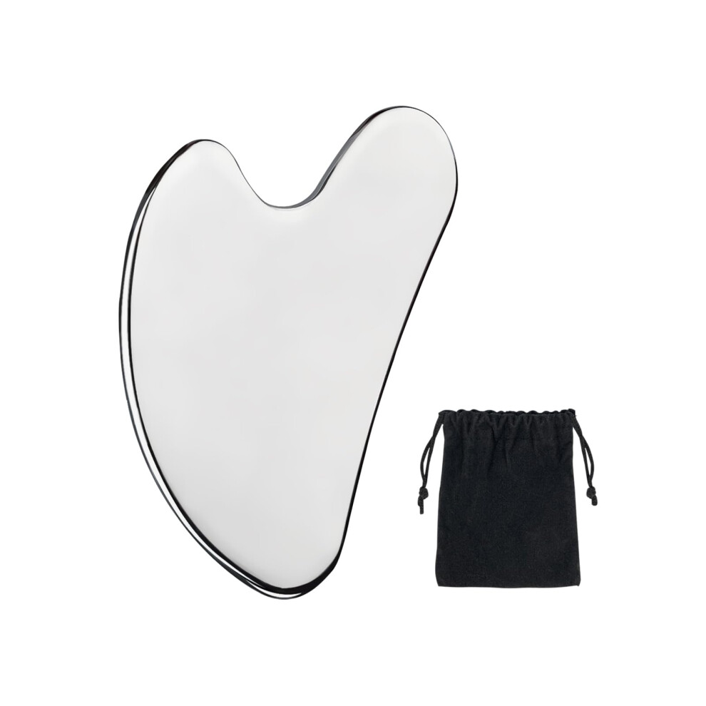 Gua Sha Facial Tool Stainless Steel Face Massager for Skin Tightening and Face Sculpting