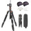 Mannequin Head Tripod Stand 59 Inch Adjustable Wig Stand with 360 Rotatable Head Black 1