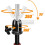 Mannequin Head Tripod Stand 59 Inch Adjustable Wig Stand with 360 Rotatable Head Black 4