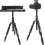 Mannequin Head Tripod Stand 59 Inch Adjustable Wig Stand with 360 Rotatable Head Black 3
