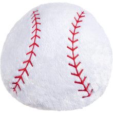 Almofada decorativa com tema de beisebol, almofada esportiva com detalhes bordados para decoração de quarto infantil, macia e aconchegante, tamanho