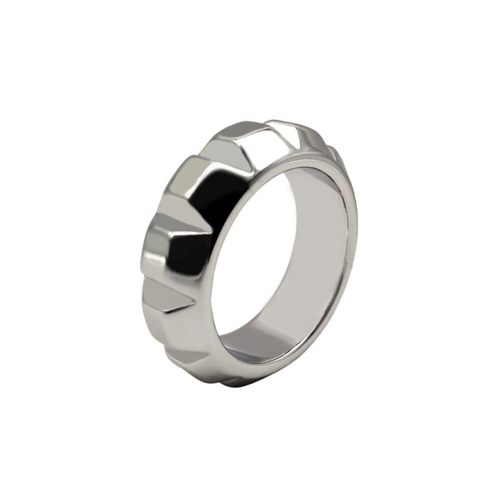 Stainless Steel Scrotal Weight Ring 38mm, Metal Penis Ring, Testicular Cock Ring for Male Pleasure