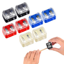 8Pack Dual Hole Makeup Pencil Sharpeners with Precision Steel Blades for Eyeliner and Lip Liner