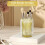 Makeup Brush Holder Thick Glass Organizer Cup 4.8' Tall Crystal Amber Vanity Storage Container 4