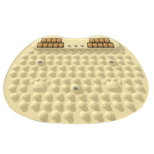 Foot Massage Mat with Magnetic Pressure Point Therapy for Pain Relief, Large Yellow TPE Pad