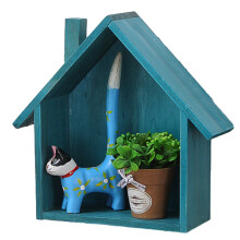 Wooden Planter Box For Versatile Uses, Unique Cottage Shape Brings A Charming Addition To Any Home, Wall Mounted Design Saves Space And Enhances Decor