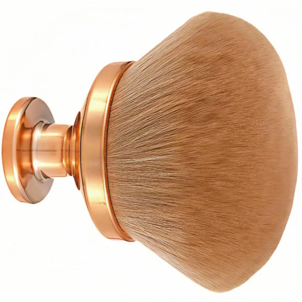 Gold Extra Large Kabuki Brush 90Mm Wide For Self Tanner And Body Makeup, Full Coverage,