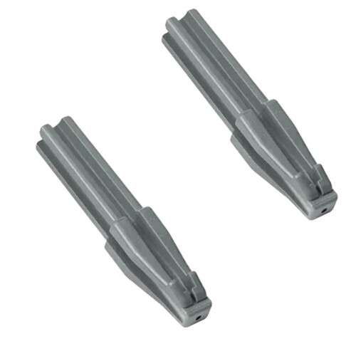 2pcs Gray 3 in 1 Eyebrow Pencil Sharpener with Precision Duckbill Angle for Beginners and Pros