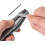 2pcs Gray 3 in 1 Eyebrow Pencil Sharpener with Precision Duckbill Angle for Beginners and Pros 4