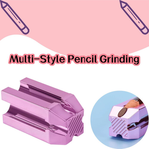 Professional Eyebrow Pencil Sharpener with Precision Flat Tip and FourShape Trimming for Eyeliner 2