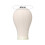Mannequin Head for Wig Making with Mounting Hole, 25 Inch Durable Canvas Display Stand 3