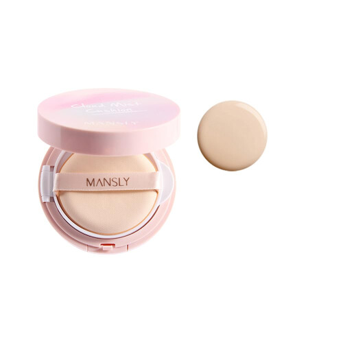 BB Cream Cushion Foundation 2 Shades LongLasting Waterproof Moisturizing Natural Finish 0.32oz