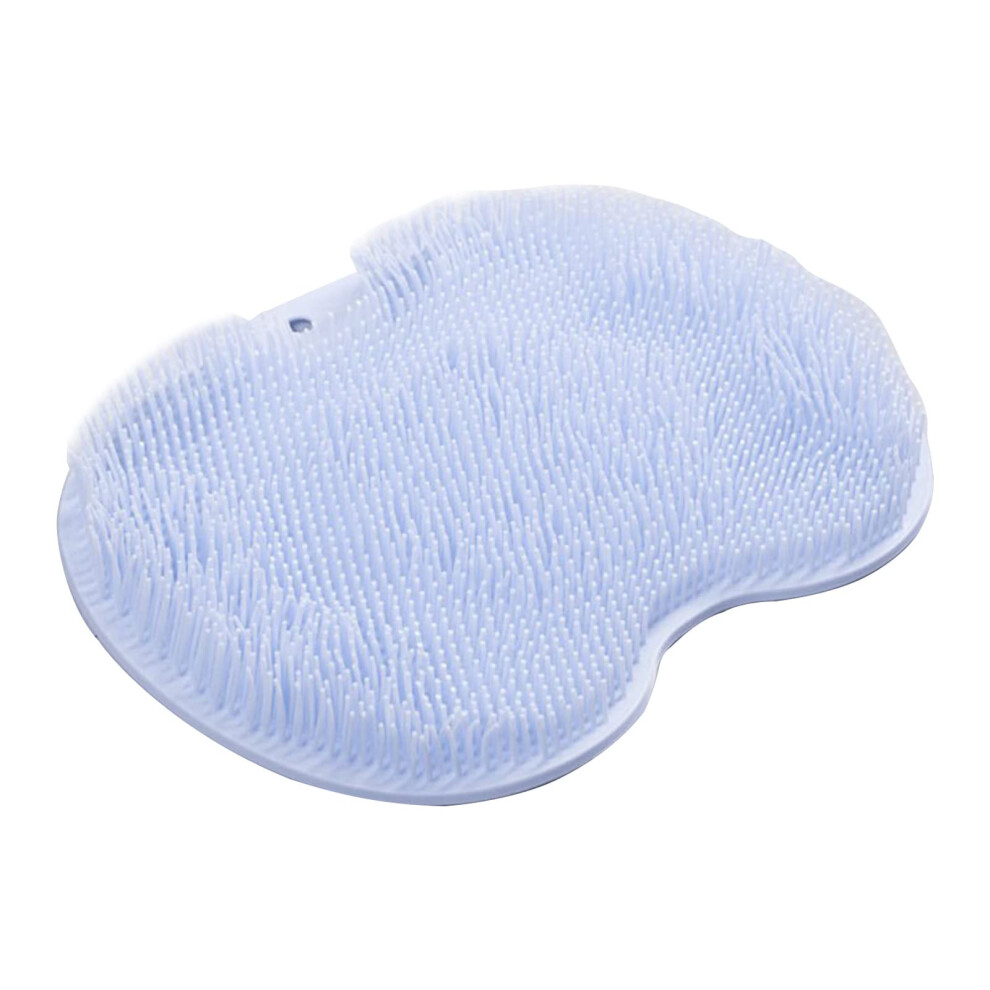 Blue Shower Foot Scrubber With Suction Cups Improves Circulation Exfoliates Feet Large