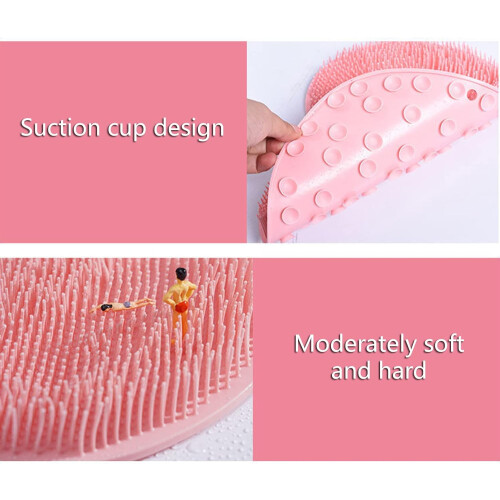 Shower Foot Scrubber with Suction Cups Improves Circulation Exfoliates Feet Large Blue 2
