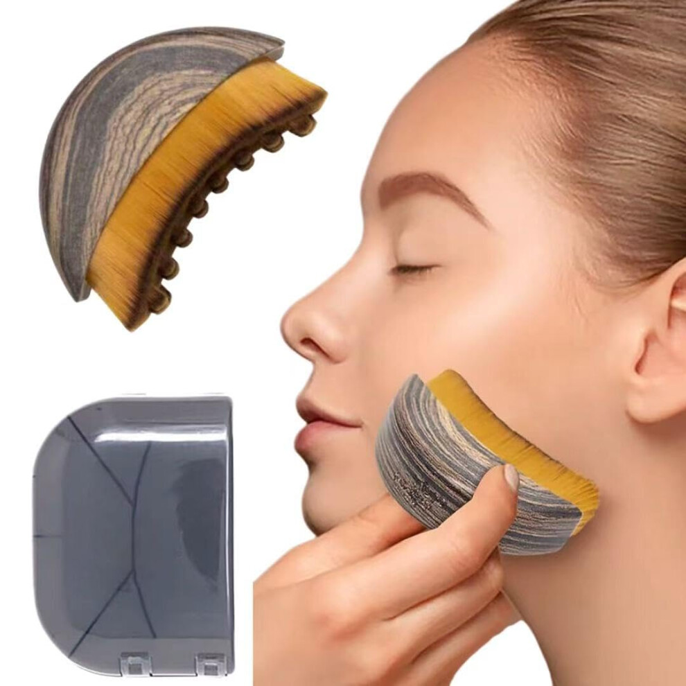 Face Lifting Massager with Lymphatic Drainage Brush for Jawline Sculpting and AntiPuffiness