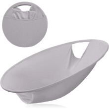 Panier à linge portable, conception renforcée pour un gain de temps et d'efforts, panier à linge pliable facile à ranger, gris (66 cm)