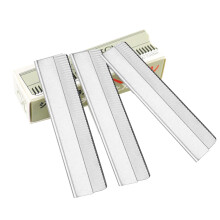 50Pcs Stainless Steel Single Edge Straight Razor Blades Refills for Precise Facial Hair Grooming