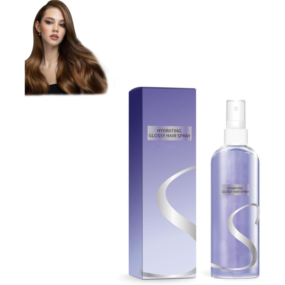 Hair Oil Spray with AntiFrizz Serum, LeaveIn Shine Mist, Floral Scent, Deep Nourishment
