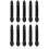 10Pcs Black DoubleSided Eyeshadow Sponge Applicators Mini Travel Brush Set for Precise Makeup 1
