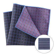 Mouchoir carré de poche pour hommes d'affaires, serviette-FJ003