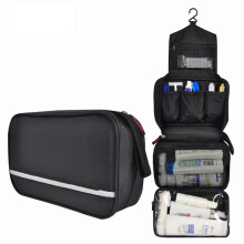 Aufklappbare wandhängende Kosmetiktasche Black