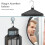 Aufklappbare wandhängende Kosmetiktasche Black 4