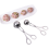 Fleischbällchenzange / Schaufel für Fleischbällchen, 2er-Pack mit 2 Größen 1