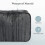 Aufklappbare wandhängende Kosmetiktasche Black 6
