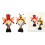 Décors d'abeilles de printemps, bourdons Gnomes, peluches-Rouge 3