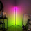 LED Stehleuchte Eckleuchte RGB Farbwechsel Schwarz 3