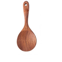 Wooden Rice Paddle 21x7.5cm Non Stick Surface Ergonomic Grip for Sushi and Sticky Rice