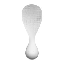 Rice Cooker Spoon with Upright Stand, Heat Resistant NonStick Paddle, Ergonomic AntiSlip Handle