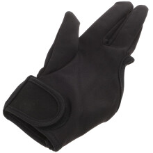 Heat Resistant 3Finger Hair Styling Glove for Professional Salon Use with Enhanced Protection Black