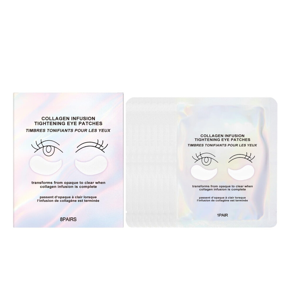 Dark Collagen Under Eye Patches 8 Pairs With Firming Hydration For Circles And Puffiness