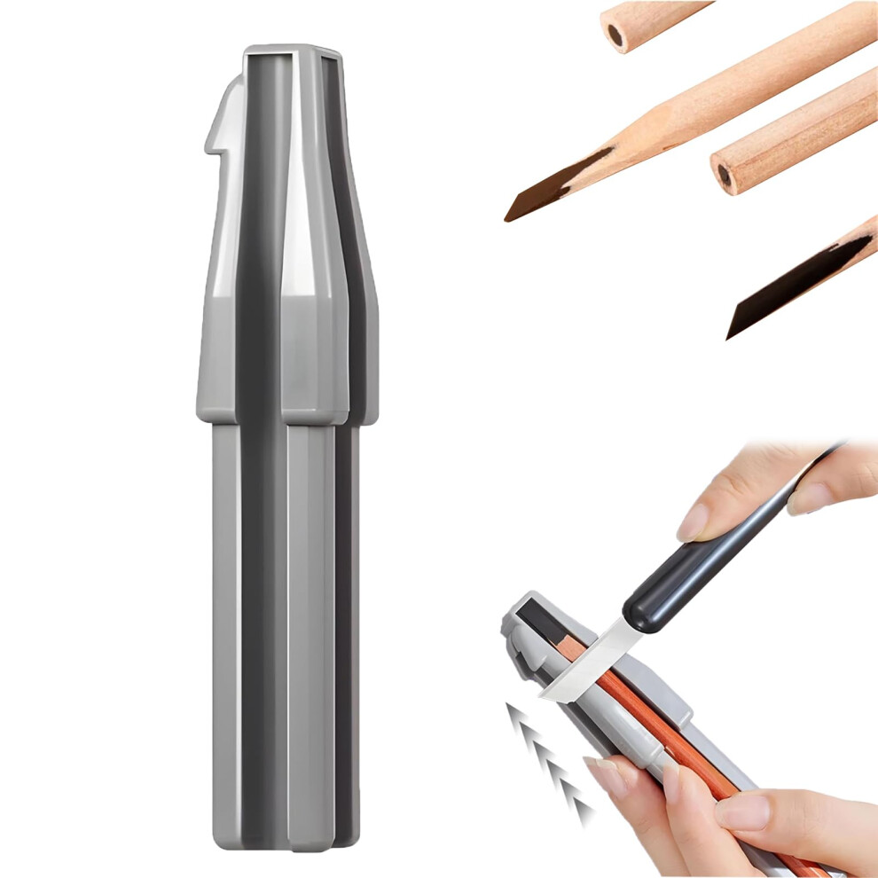Cosmetic Pencil Sharpener with Size Adjuster Stainless Steel Blade for Eyebrow Eyeliner Lip Liner