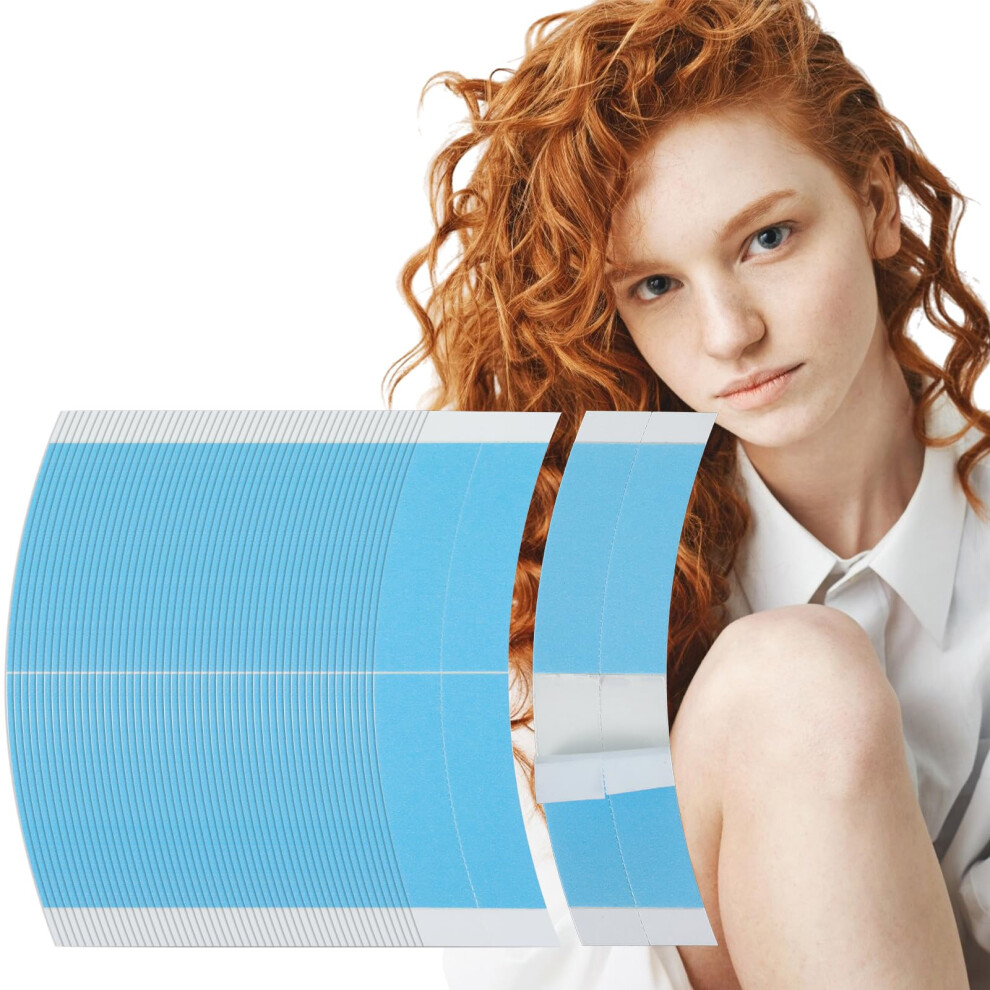 Unisex 50Pcs Waterproof Lace Wig Tape Double Sided Ultra Hold Adhesive Strips For Lace Front Wigs