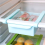 Flexible Fridge Organizer, Refrigerator Storage System with Sliding Design for Enhanced Accessibility, Retractable Drawer Type Enhances Space Utilizat 3