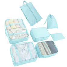 Pakkubussen, reisbagage-organizers, multifunctionele opbergoplossingen, waterdicht, lichtgewicht en duurzaam, voor koffers en rugzakken, 8 stuks,
