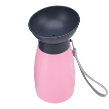 Dog Travel Drinking Bottle 600 ML LeakProof Pet Water Bottle For Pets Portable Pink Model B