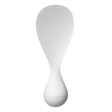 Nonstick Upright Rice Paddle with Heatresistant Non Tipping Design for Organized Kitchen, White
