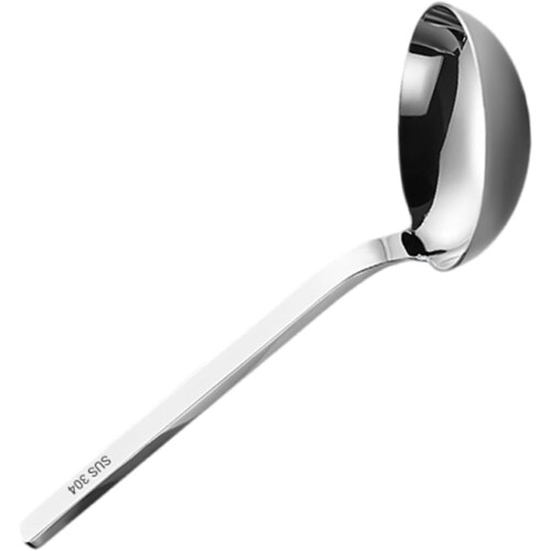 Stainless Steel Soup Ladle with Ergonomic Short Handle, Large Capacity Rustproof Serving Spoon Ref: 8319 2