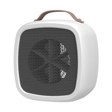 Calefactor personal de bajo consumo, calefactor compacto de diseño retro con funcionamiento silencioso y protección contra sobrecalentamiento para
