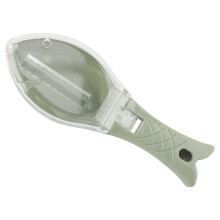 Escamador de pescado para uso doméstico y profesional. Material de alta calidad que garantiza durabilidad. Diseño único para una eliminación