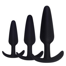 Prostate Massager Waterproof Silicone Anal Plug for Male PSpot Stimulation and Unisex Training