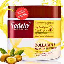 Keratin and Collagen Hair Mask with Argan Oil, Deep and Hydration for Dry Damaged Hair 500ml