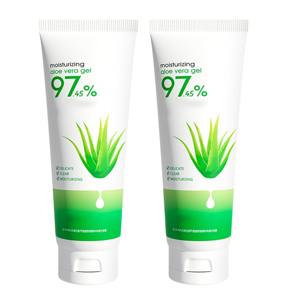 Organic Aloe Vera Gel for Face and Body, Cooling Travel Size, Instant Sunburn Relief Hydration