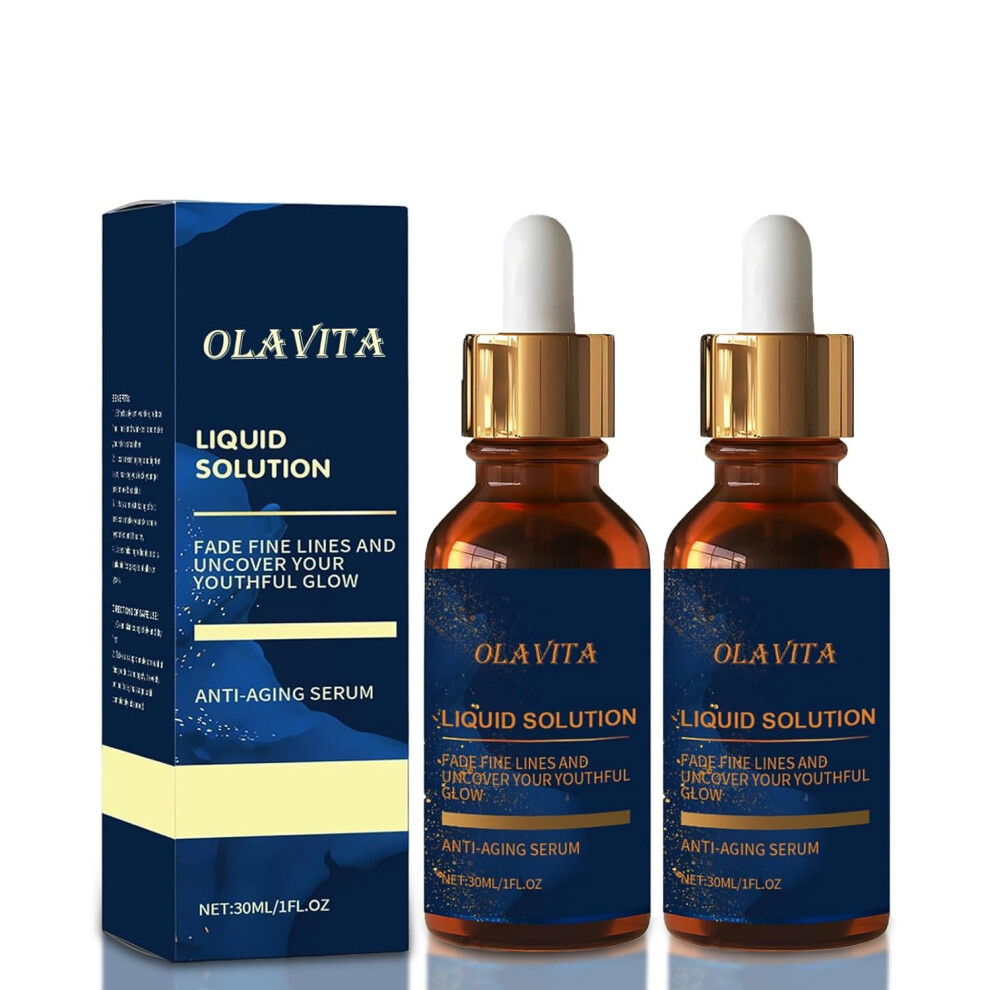 Vitamin C Serum Anti Aging Face Care Brightening Collagen Boosting 2Pcs 1.01 Fl Oz